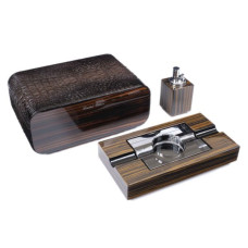 Подарочный набор аксессуаров для сигар Gentili Gentili SET-SV40-Croco-Dark-2