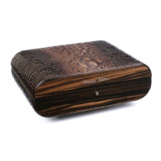 Хьюмидор для сигар для сигар Gentili Croco Brown на 15 сигар Limited Edition SV10-Croco-Brown