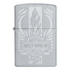 Зажигалка ZIPPO 49660 Harley Davidson Satin Chrome