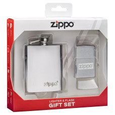 Набор ZIPPO Зажигалка+Фляжка 89 мл (49358)
